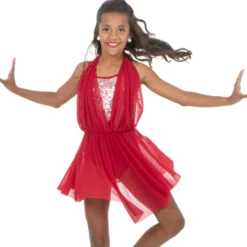 Alexandra Girls Sequin Lyrical Dress
