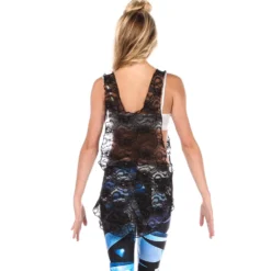 Alexandra Hi-Low Lace Cut it Out Top