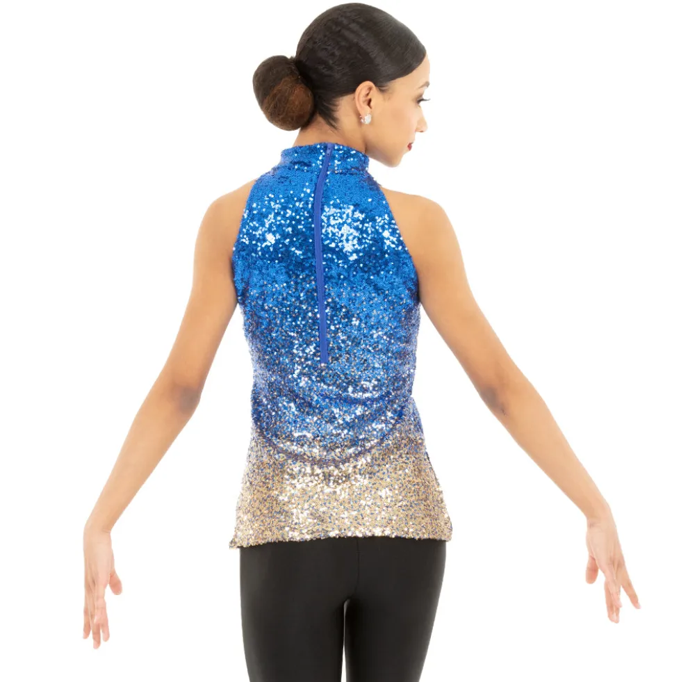 Alexandra Ombre Mock Neck Tank