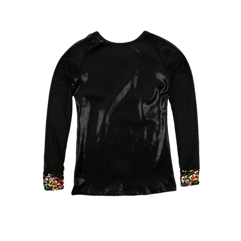 Alexandra Sequin Baseball Top