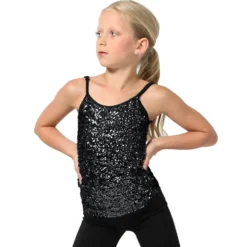 Alexandra Youth Sequin Camisole Tank