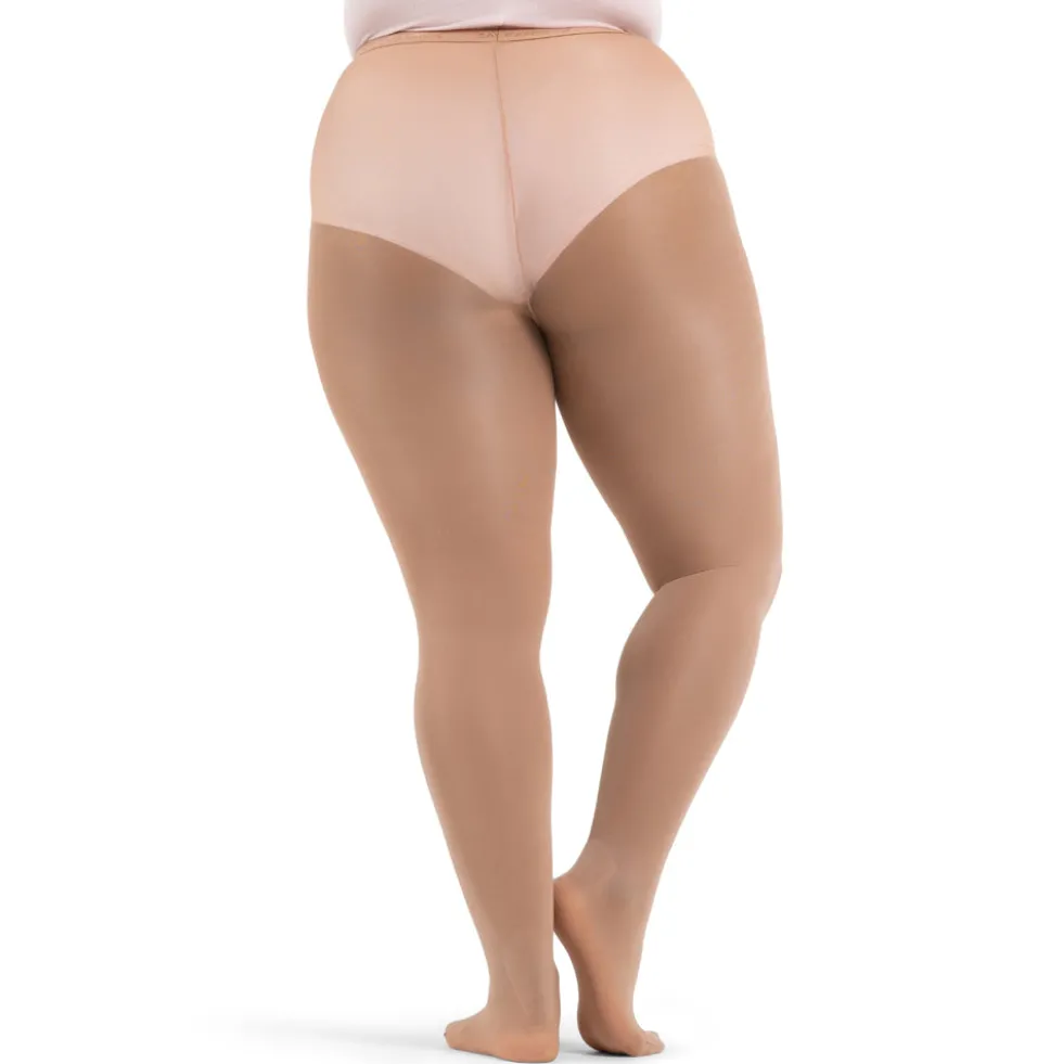 Capezio Plus Size Footed Tight