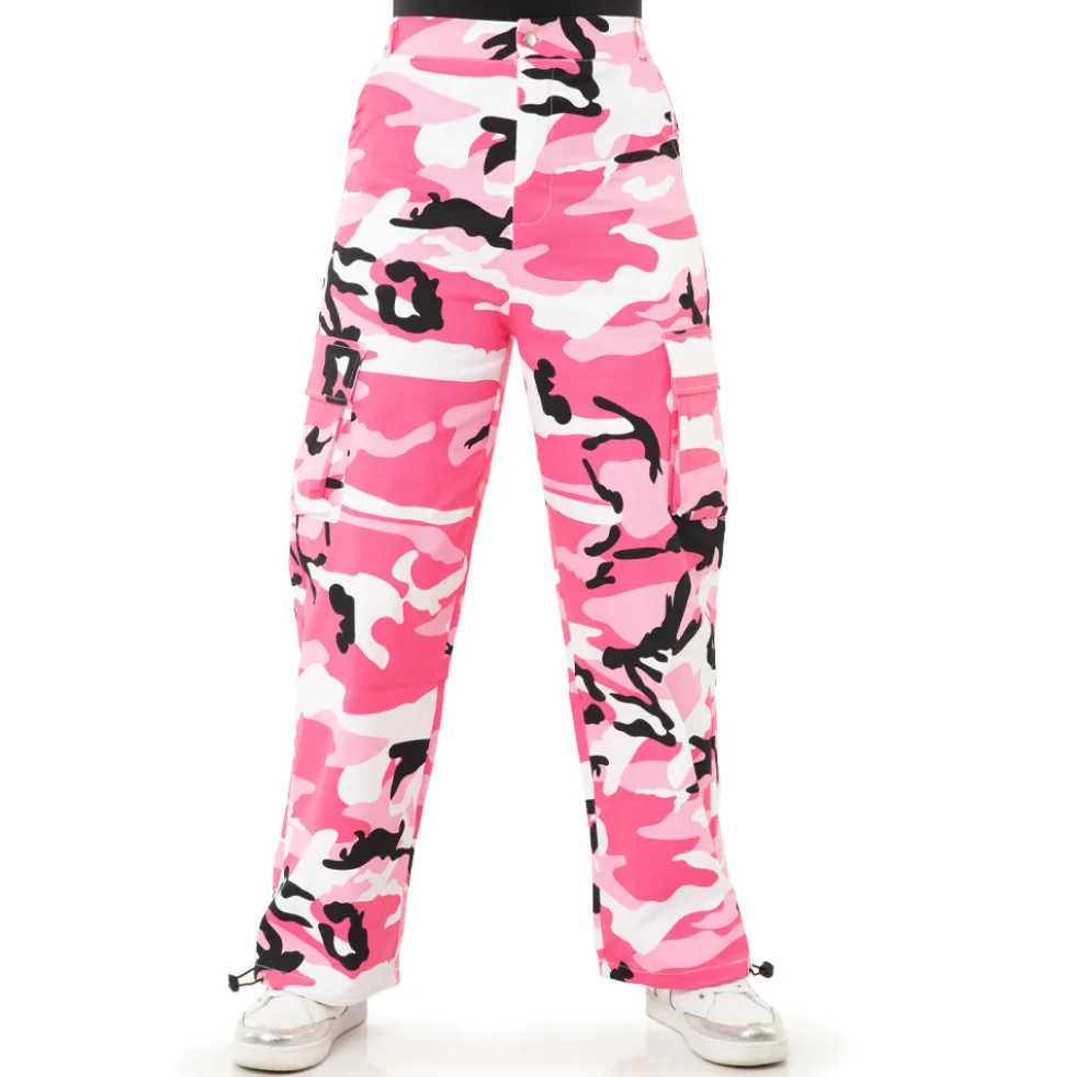 Cargo Parachute Wide Leg Cinched Pants