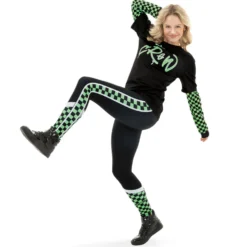 Checkered Crew Mid-Rise Legging