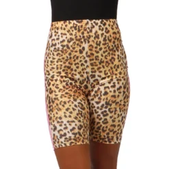 Cheetah High Waist Biker Shorts