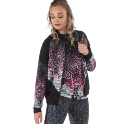 Cheetah Newspaper Bomber Jacket