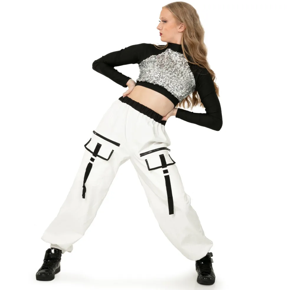 Contrast Cargo Pants