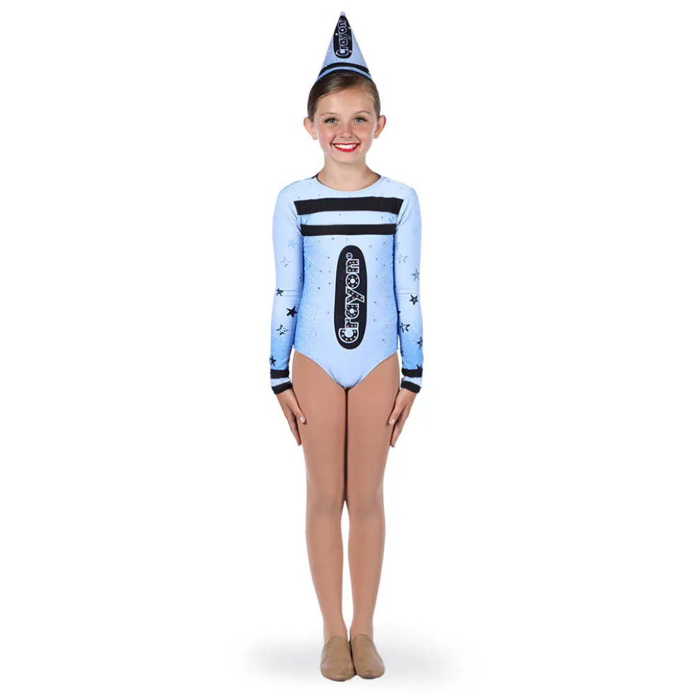 Crayon Long Sleeve Leotard