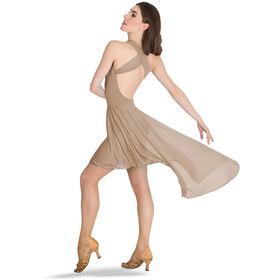 Cross-Strap Low Back Dress