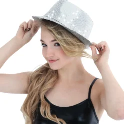 Dasha Sequin Fedora