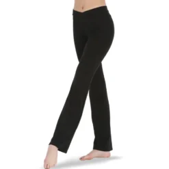 Girls Body Wrappers V-Front Jazz Pant