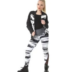 Graffiti Queen Merrow Mesh Panel Legging