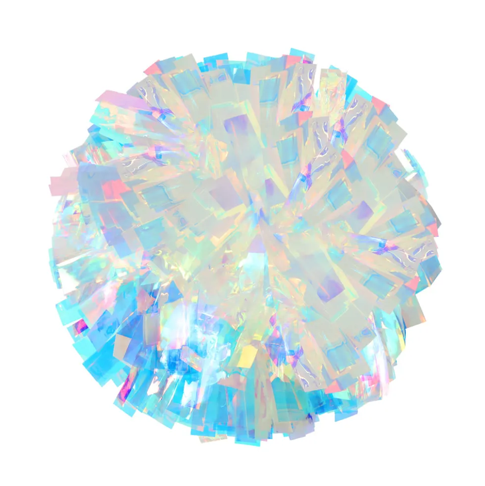 Just For Kix 6" Solid Metallic Pom – High-Energy, Lightweight Cheer & Dance Pom (Sold Individually)