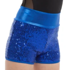 Kids Sequin High Waist Short