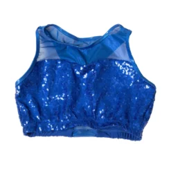 Kids Sequin Mesh Sweetheart Bra