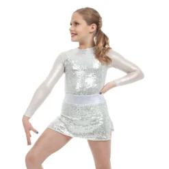 Kids Sequin Skort