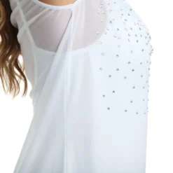 Mesh Rhinestone Dress