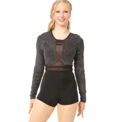 Pin Stripe Long Sleeve Performance Biketard