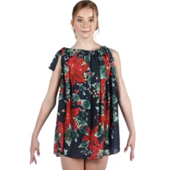 Poinsettia Christmas Dress