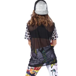 Pop Art Poppin Short Sleeve Mesh