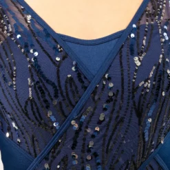 Power Up Sequin Mesh Asymmetrical Unitard