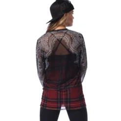 Punk Rock Princess Mesh Long Sleeve Tee
