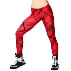 Red Plaid Legging