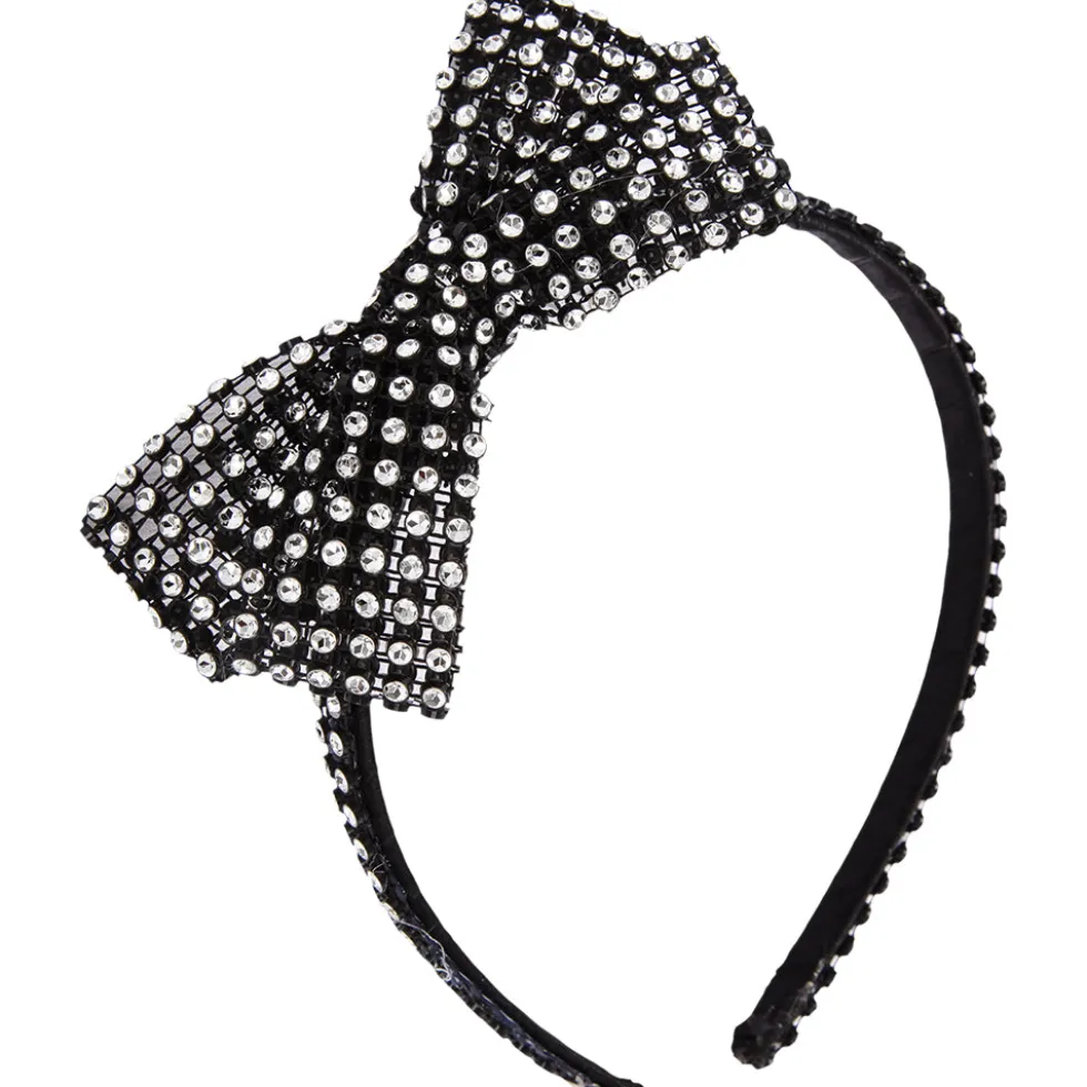 Rhinestone Bow Headband