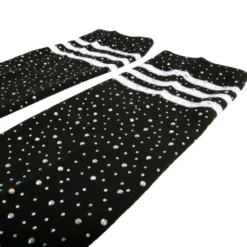 Rhinestone Stripe Socks