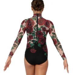 Rose Mesh Leotard