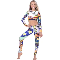 Royal Pop Art Leggings