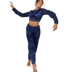 Satin Lux Wide Leg Pant