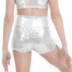 Sequin High Waist Short