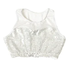 Sequin Mesh Sweetheart Bra