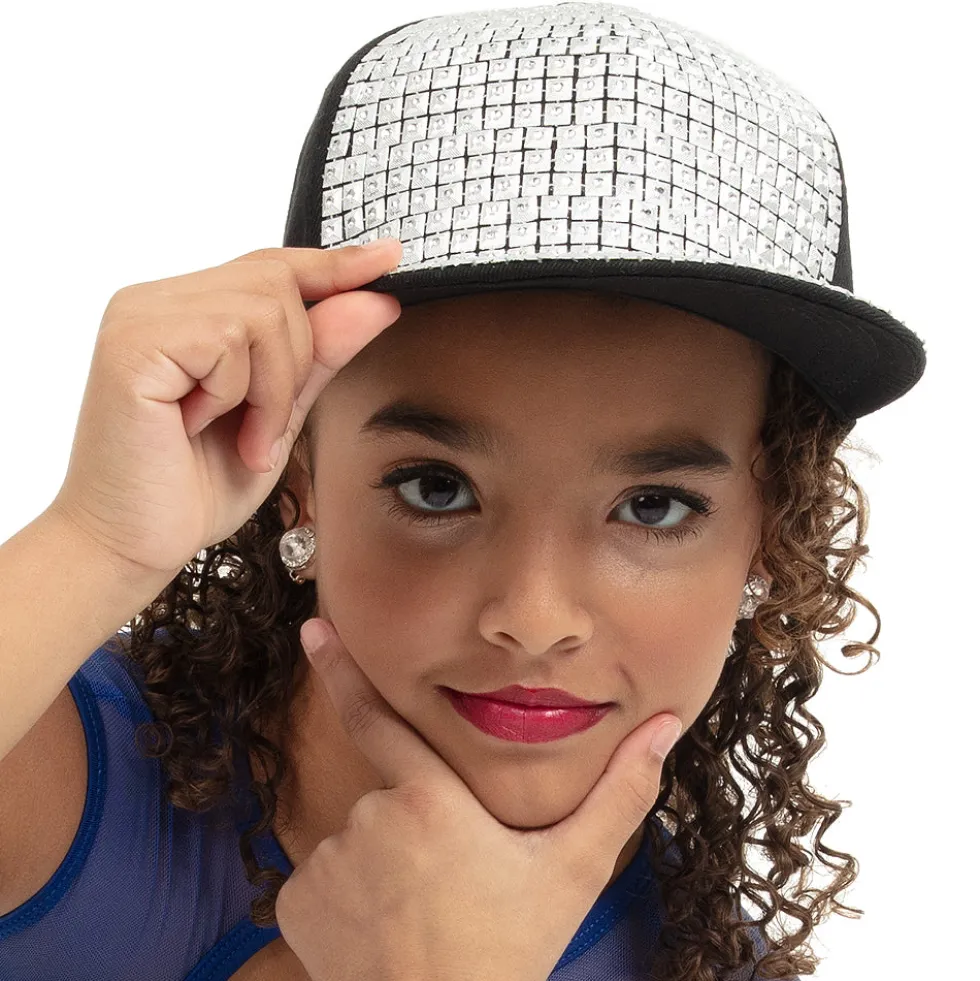 Studded Flat Bill Cap