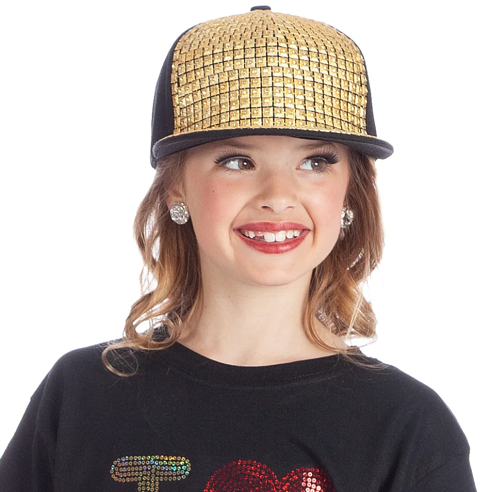 Studded Flat Bill Cap