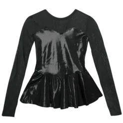 Sweetheart Peplum Long Sleeve Top