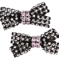 Two Tone Small Rhinestone Clips