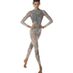 Whimsical Mesh Unitard