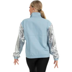 Youth Denim Sequin Jacket