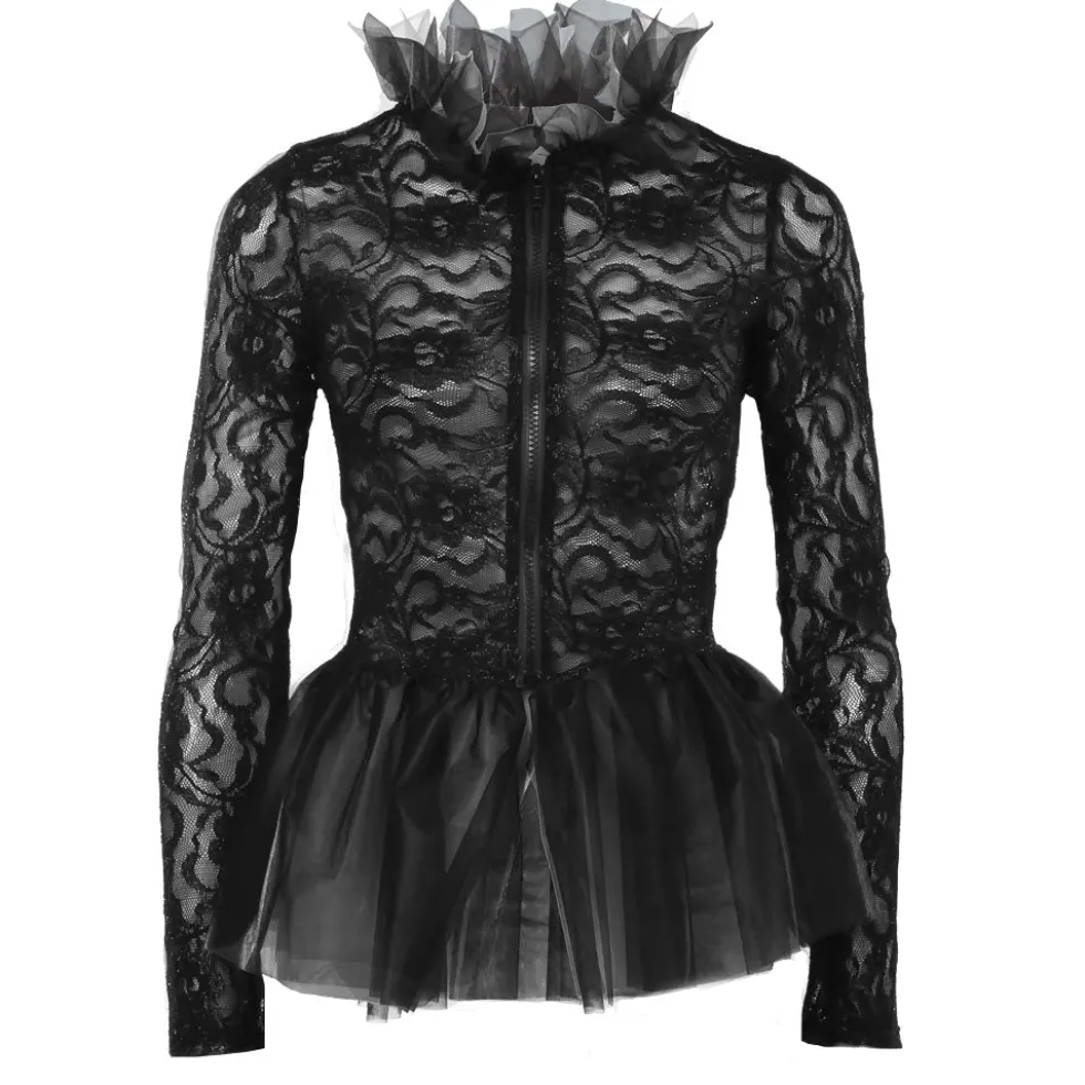 Youth Lace Peplum Jacket