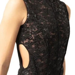 Youth Lace Sequin Sleeveless Performance Leotard