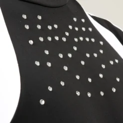 Youth Long Sleeve Metallic Rhinestone Leotard