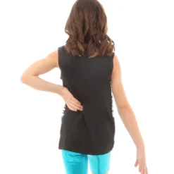 Youth Ombre Checker Dance Sequin Jersey