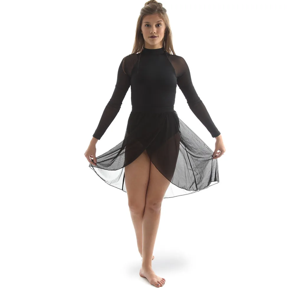 Youth Overlap Mesh Skirt