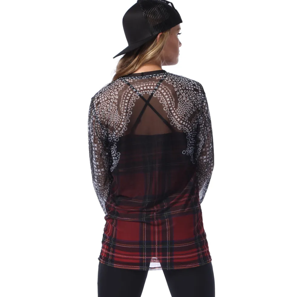 Youth Punk Rock Princess Mesh Long Sleeve Tee