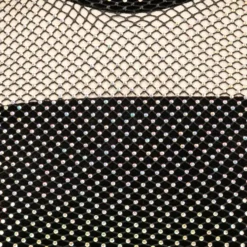 Youth Rhinestone Mesh Velvet Biketard