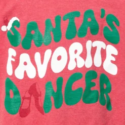 Youth Santa's Favorite Dancer Tshirt
