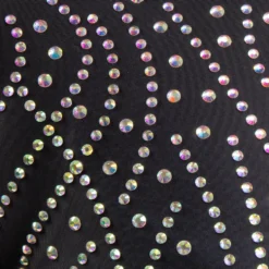 Youth Shine On Rhinestone Long Sleeve Biketard