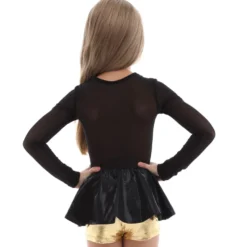 Youth Sweetheart Peplum Long Sleeve Top